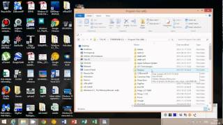 Windows 81 How to access program files folder [upl. by Nanreh]