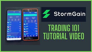 STORMGAIN  TRADING 101 Tutorial Video [upl. by Haldes]