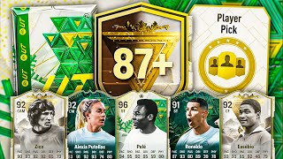 87 ICON PLAYER PICKS amp 600K 88 x11 PACKS 🥳 FC 24 Ultimate Team [upl. by Latea665]