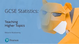 GCSE Statistics  Teaching Higher Topics [upl. by Sidoeht702]