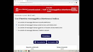 Simulazione ICDL  nuova ECDL  Modulo IT Security n°3  INTEGRAZIONE DELLE RISPOSTE ERRATE [upl. by Main]