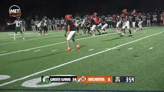 Varsity Football Middleborough vs Abington  November 1 2024 [upl. by Ahsenre]