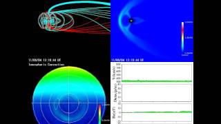 04062011  Realtime Magnetosphere Simulation [upl. by Annmarie]