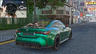 BMW M4 Competition  Test Drive Unlimited Solar Crown  Steering Wheel Gameplay [upl. by Leinahtan]