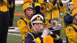 Michigan Iowas band plays the national anthem ahead of Big 10 Championship  CFB on FOX [upl. by Jegger]