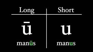 The Latin Alphabet  Vowel Pronunciation [upl. by Studley]