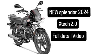 New Splendor Bike Xtech 20 Full Detail Video [upl. by Terraj]