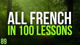 All French in 100 Lessons Learn French Most important French phrases and words Lesson 89 [upl. by Hafeetal869]