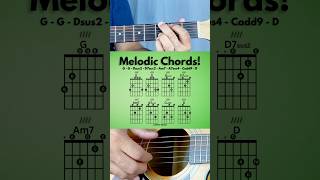 Must try simple and melodic chord progression in G Major Pick up your guitar and have some fun [upl. by Eri]