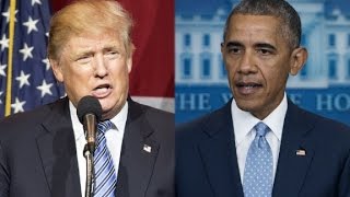 Obama pushes back against Donald Trumps speech [upl. by Gow900]