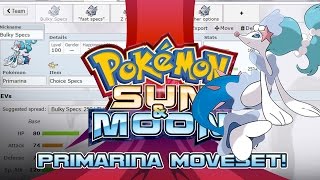 Primarina Moveset Guide How to use Primarina Pokemon Sun and Moon w PokeaimMD [upl. by Eadahs]