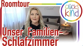 Unser FAMILIENSCHLAFZIMMER  Tolle leichte DIYs und eine schwebendes Bett  Das Glückskind [upl. by Annerol223]