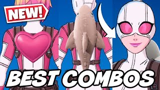 BEST COMBOS FOR NEW GWENPOOL SKIN  Fortnite [upl. by Edan963]