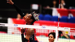 👑Volleyball Queen  Brayelin Martínez  Best spikes  Highlights  World cup 2019  HD [upl. by Evander]