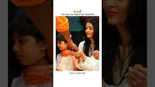 💕 Aishwarya Rai doing Pooja in Temple 😍  shorts viralvideo [upl. by Burnard260]