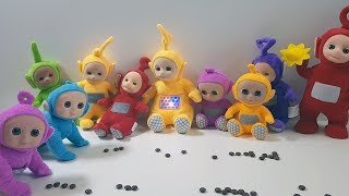 Teletubbies Babies Tiddlytubbies who´s faster  Mi Mi or Ping [upl. by Navillus]