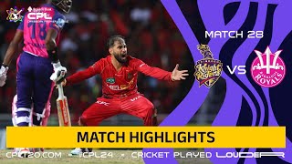 Highlights  Trinbago Knight Riders vs Barbados Royals  CPL 2024 [upl. by Bumgardner]