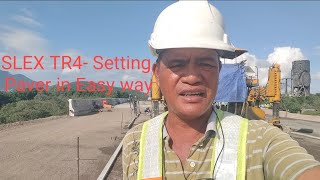 SLEX TR4 Setting Of Paver construction engineering mechanical machine highwayconcrete viral [upl. by Ethelred]