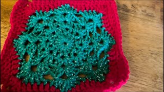 CROCHET A CHRISTMAS POT HOLDER [upl. by Yliram]