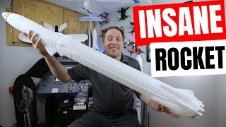 MASSIVE 3D Printed SpaceX Rocket My BIGGEST Print EVER [upl. by Drofkcor]