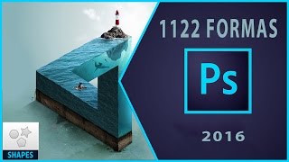 Recursos y utilidades para photoshop gratis 5 1122 FORMAS PARA PHOTOSHOP [upl. by Wolff]