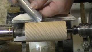 Turning a face grain spindle Segment 1 of 3 [upl. by Phillida]