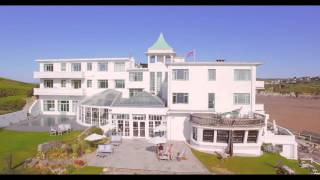 Burgh Island Hotel  Drone Film [upl. by Akimot]