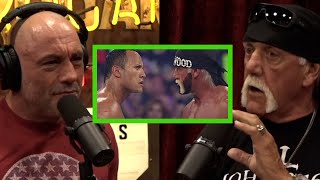 Hulk Hogan on Facing The Rock at Wreslemania 18 [upl. by Eaneg]