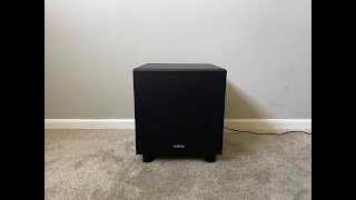 Infinity BU120 Home Theater Powered Active Subwoofer [upl. by Assennav]