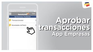 ¿Cómo Puedo Aprobar Transacciones desde Bancolombia App Empresas  Bancolombia [upl. by Lesly]