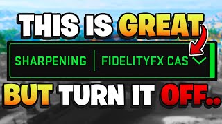 Disable FidelityFX CAS in Warzone 2 RIGHT NOW Theres A Better Alternative [upl. by Celio443]