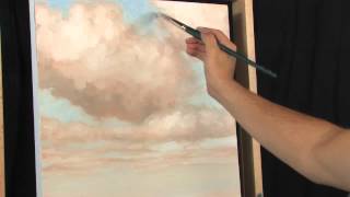 Expressionist Barn Time Lapse Landscape Cloud Painting by Tim Gagnon GagnonStudio [upl. by Edsel39]