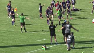 Rugby  Issoire  Mauléon  la dernière séquence défensive [upl. by Aiouqahs314]