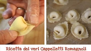 I VERI CAPPELLETTI ROMAGNOLI ricetta originale  Italian stuffed pasta sub eng [upl. by Letitia]