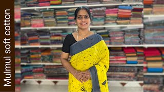 Soft MulMul cotton sarees  Apavaranam  20 March 2024 [upl. by Gwyn]