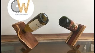 Scrap Wood Project Balancing Wine Holder [upl. by Winther578]