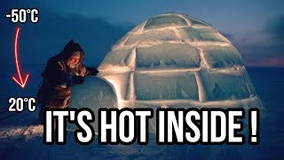 How An Igloo Keeps You Warm  🤔  Eskimos [upl. by Kcirdnekel544]