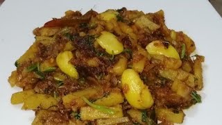 আলু দিয়ে চ্যাপা শুটকি রেসিপি  Alo Diya Chepa Sutki Recipe  Faras [upl. by Pol]