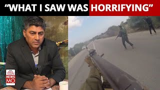 Gaurav Sawant Describes The Bodycam Footage Of October 7 Hamas Horror [upl. by Nosiram888]