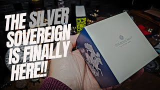 The Royal Mint Silver Sovereign  A First Look And Review [upl. by Atelra]