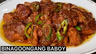 Pork Binagoongan Recipe  Easy Simple recipe binagoongangbaboy [upl. by Veno407]