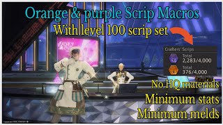 How to farm crafter scrips with level 100 scrip set [upl. by Feodore]