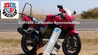 MotionPro SyncPro Carburetor Synchronization Honda VTR1000 [upl. by Novoj4]