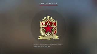 Claiming two medals of CSGO at same time Pink amp Red Medal of 2022 [upl. by Leseil]