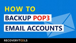 How to Backup POP3 Email Server  Save POP3 Email Files Locally on the System [upl. by Arratoon]