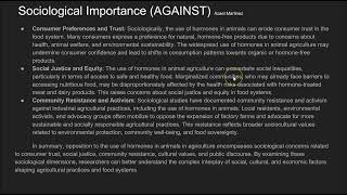 Should Steroids amp Hormones Be Used on Food Animals [upl. by Aer]