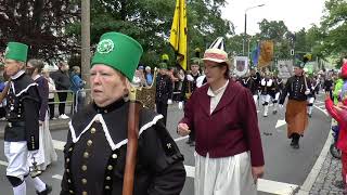 Ausschnitte aus der Bergparade zum Bergstadtfest 2018 in Freiberg [upl. by Mallory516]