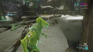 Warframe  Great tile to scan frostleaf  Get those greens for Helminth [upl. by Eicnahc]