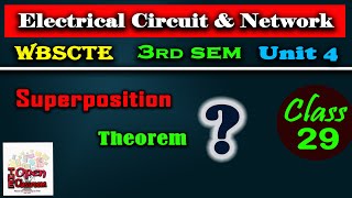 Superposition TheoremExplained with ExampleBasic ElectricalITI Diploma BTechThe Open Classroom [upl. by Daph]