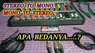 Merakit Kabel Akai STEREO to MONO [upl. by Yroger]